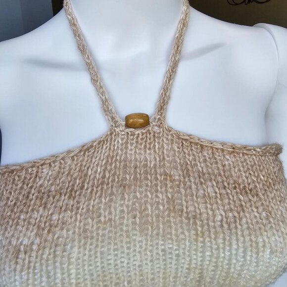 Handmade Knit +โ Crochet Two-Piece Set (Top & Skirt) ๐ฟโจ - Picture 6 of 7